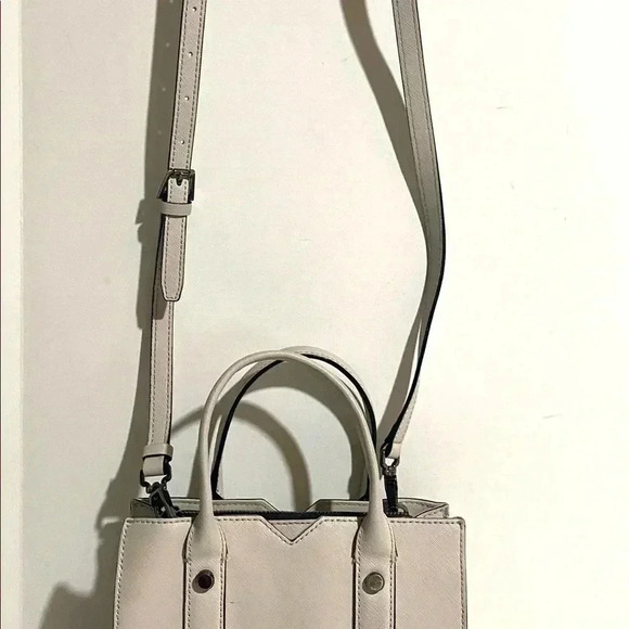 Botkier grey saffiano leather satchel handbag - Picture 11 of 15